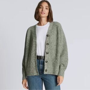 Everlane Felted Wool Merino Cardigan Sweater